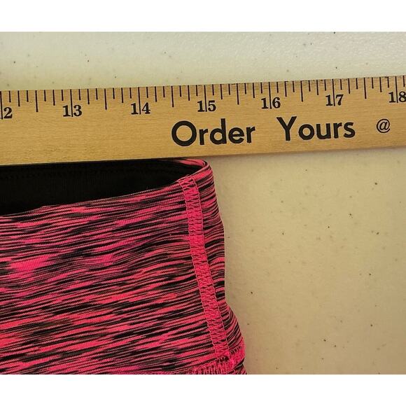 Ideology Woman’s Pink/Black Cropped Leggings Activewear Size Medium - Picture 4 of 10